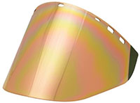 10" x 20" x 0.060" Gold/Green Metalized Face Shield (IM22-XGHC6FD)