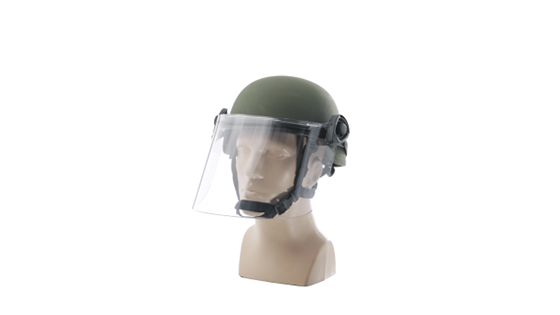 Item # 5004000, Tactical Face Shield, Model DK5-H.150, Field Mount