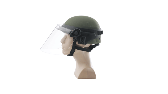 Face Shields for Ballistic Combat Helmets