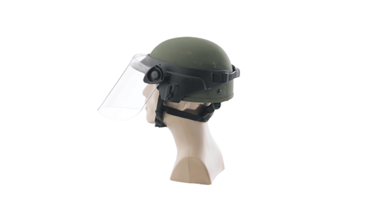 Face Shields for Ballistic Combat Helmets