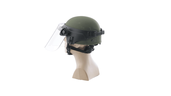 Face Shields for Ballistic Combat Helmets