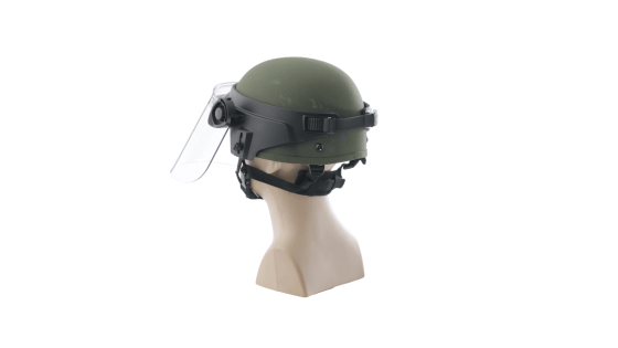 Face Shields for Ballistic Combat Helmets