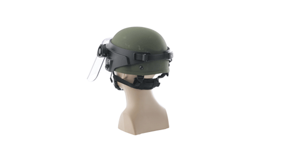 Face Shields for Ballistic Combat Helmets