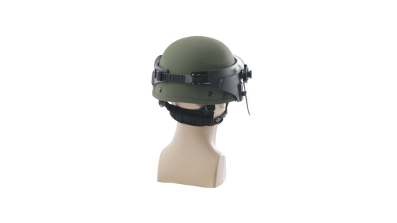 Face Shields for Ballistic Combat Helmets