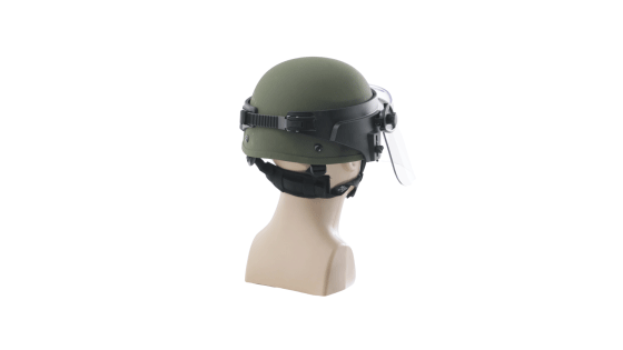 Face Shields for Ballistic Combat Helmets