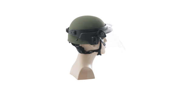 Face Shields for Ballistic Combat Helmets