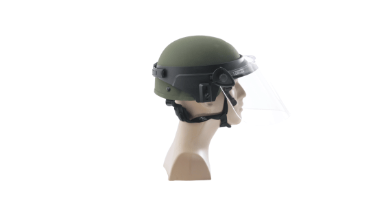 Face Shields for Ballistic Combat Helmets