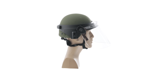 Face Shields for Ballistic Combat Helmets