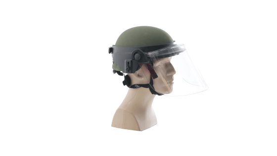 Face Shields for Ballistic Combat Helmets