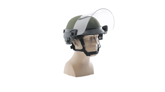 Face Shields for Ballistic Combat Helmets
