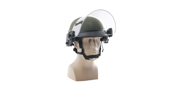 Face Shields for Ballistic Combat Helmets