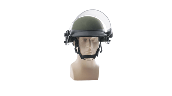 Face Shields for Ballistic Combat Helmets