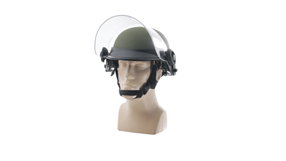 Face Shields for Ballistic Combat Helmets