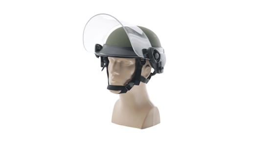 Face Shields for Ballistic Combat Helmets