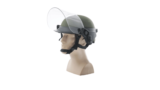 Face Shields for Ballistic Combat Helmets