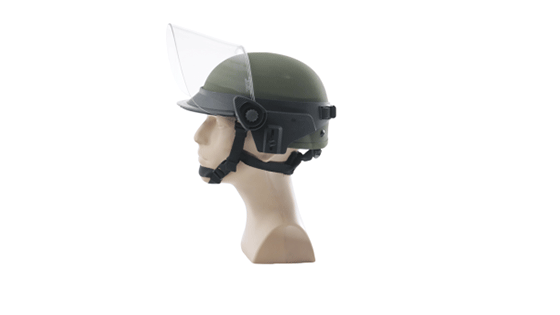 Face Shields for Ballistic Combat Helmets