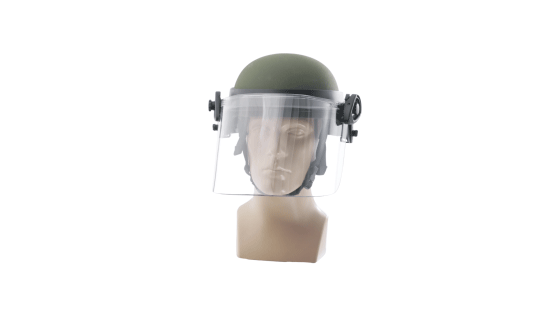 Face Shields for Ballistic Combat Helmets