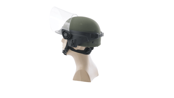 Face Shields for Ballistic Combat Helmets