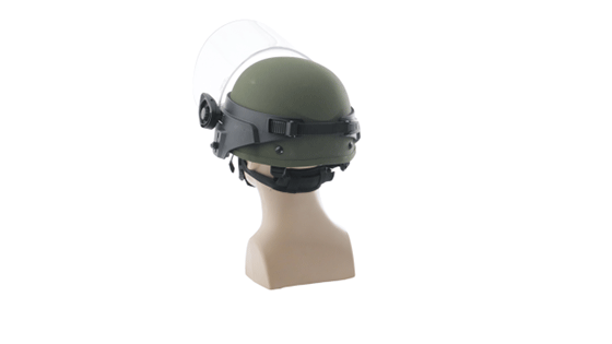 Face Shields for Ballistic Combat Helmets