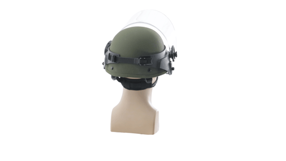 Face Shields for Ballistic Combat Helmets