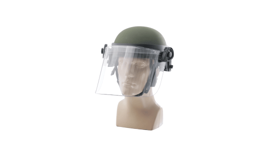 Face Shields for Ballistic Combat Helmets