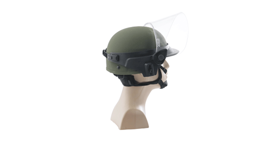 Face Shields for Ballistic Combat Helmets