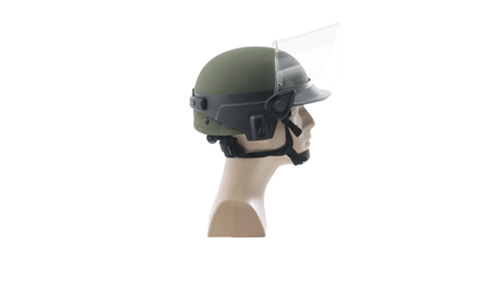 Face Shields for Ballistic Combat Helmets