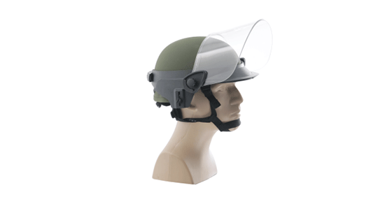Face Shields for Ballistic Combat Helmets