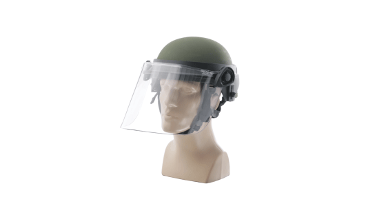 Face Shields for Ballistic Combat Helmets