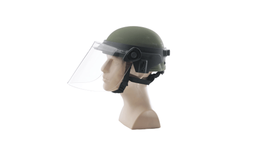 Face Shields for Ballistic Combat Helmets