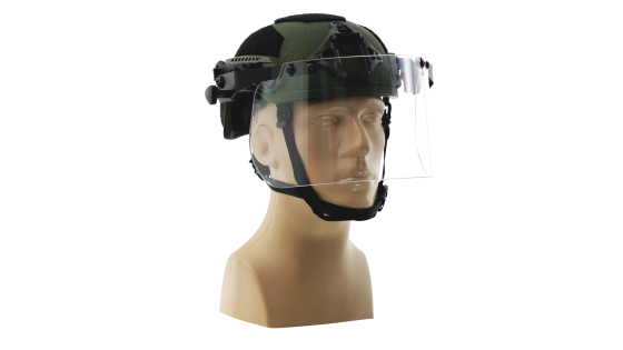 Item # 5900400, Tactical Face Shield, Model DK7-X.250AF-RC, Rail
