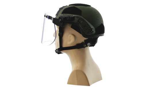 Item # 5900200, Tactical Face Shield, Model DK7-X.250AF-RU, Rail
