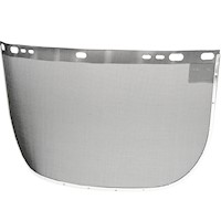 8" x 15 1/2" Black Wire Screen Specialty Face Shield (A-WS)