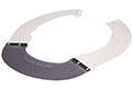 "Cap" Sun Shield for Fiber-Metal® Polycarbonate/Acrylonitrile Butadiene Styrene (ABS) (A-S5-F)