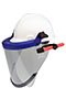 Premium Coated Class 2 Ampshield® with Ergonomic Chin Protector and Cap Bracket (Euro Clips)