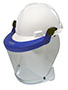 Premium Coated Class 2 Ampshield® with XLG Chin Protector and Cap Bracket (Euro Clips)