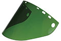 10" x 20" x 0.060" Dark Green High Temperature Face Shield (IM21-L6FD)