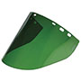 10" x 20" x 0.060" Dark Green High Temperature Face Shield (IM22-L6FD)