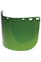 8" x 15 1/2" x 0.060" Dark Green High Temperature Face Shield (IM9-L6FD)